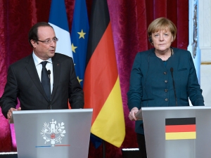 Меркель и Олланд представили Порошенко новый план урегулирования конфликта на Донбассе