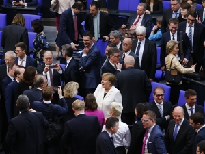 Ангела Меркель  в четвертый раз стала канцлером ФРГ - после 171 дня неопределенности