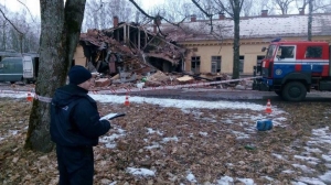 В Станьково произошел взрыв и обрушение здания: пострадали два человека. Фото: facebook.com/usk.minobl