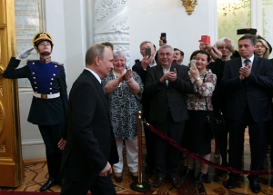 Путин четвертый раз официально вступил в должность президента России. Фото: Reuters