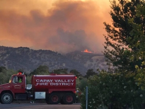 В нескольких штатах США природные пожары привели к эвакуации