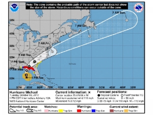 В штате Джорджия введен режим чрезвычайной ситуации из-за урагана 