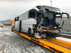 Десять россиян пострадали в ДТП с автобусом в Швейцарии