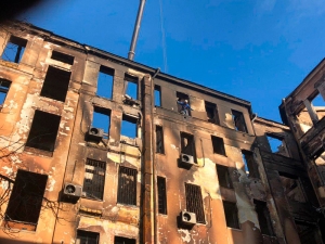 В Одессе в завалах сгоревшего колледжа найдено тело преподавательницы, ставшей 13-й жертвой
