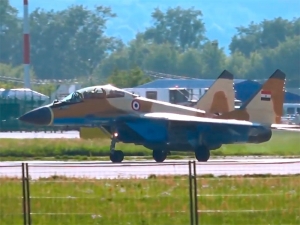 Второй российский истребитель МиГ-29, полученный Египтом по военному контракту, разбился во время тренировочного полета
