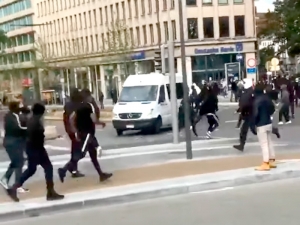 В Брюсселе мирные акции протеста переросли в беспорядки