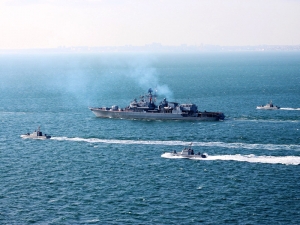 В Черном море начались военные учения США и Украины с участием эсминца Porter, оснащенного крылатыми ракетами Tomahawk