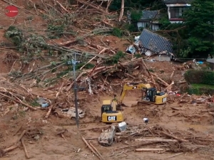 Жертвами рекордных дождей на юге Японии стали 45 человек, еще 10 пропали без вести