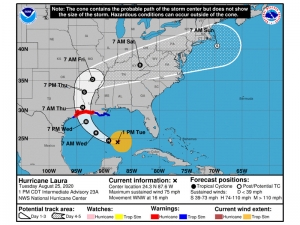 В США объявлена эвакуация населения из городов Техаса и Луизианы из-за урагана 'Лора'
