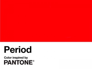 В стандартную цветовую систему Pantone добавили новый эталонный красный оттенок 'Period' - в честь менструального цикла