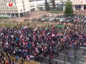 В Минске разогнали 'Марш народовластия'. Более 100 задержанных