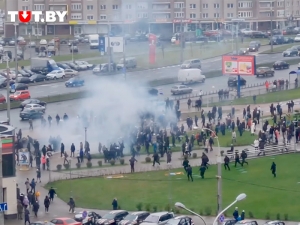 В Минске силовики снова применили спецсредства против демонстрантов